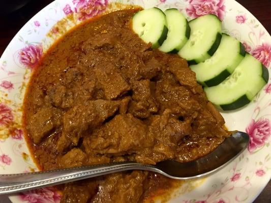 Beef rendang