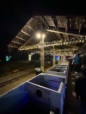 A 1 mile Christmas Adventure with Lights, Decorations & Music  @ The Holiday Festival of Lights Train Ride @ Griffith Park Dec. 2022