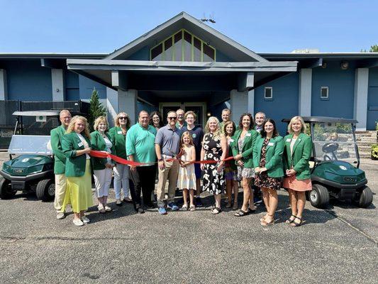 Ribbon Cutting Ceremony with the Chamber of Commerce at Beaver Dam Country Club