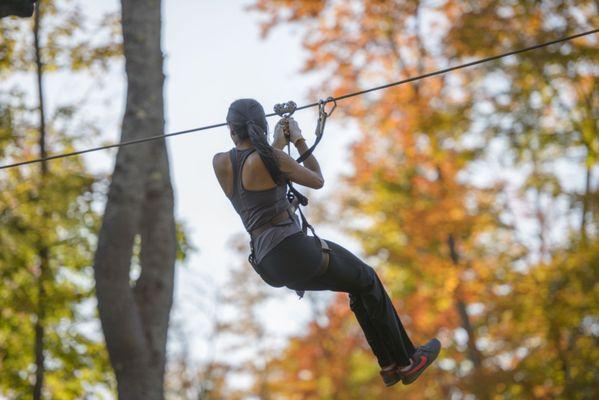 Ziplining