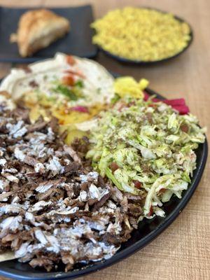 Lamb and Beef Shawerma plate