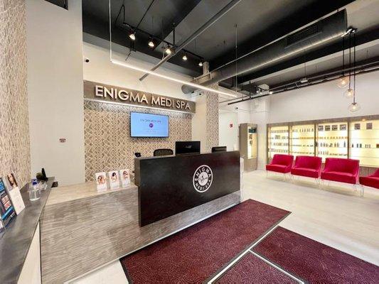 Waiting Area at Enigma Medi Spa, Plastic Surgery & Laser Centere