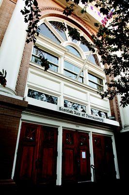 Main event entrance on Morrison St.