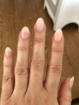 SNS with tip and natural color