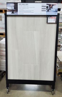 San Carlo Gris Porcelain Tile - Size: 12 x 24 ($2.49 / sqft, $34.58 / box)