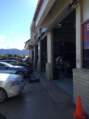 garage is full. however mechanics pushed us to the front of the line to make good on a recent radiator hose repair