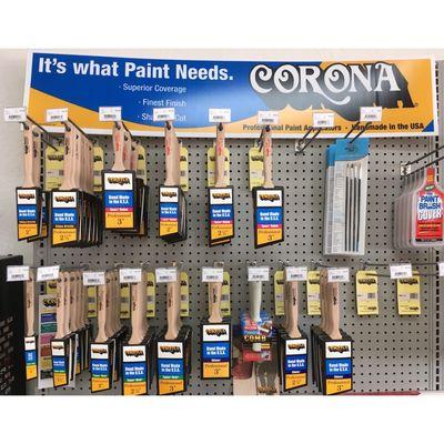 We carry Corona brushes