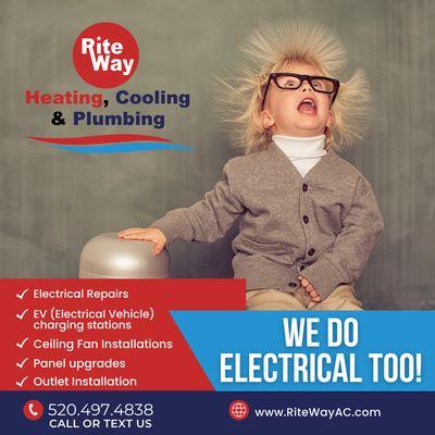 We do electrical too! Call or Text us to book today!
(520) 276-7066