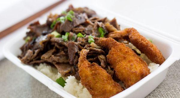 Large Beef & Shrimp bowl