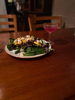 Winter salad and beet cocktaol