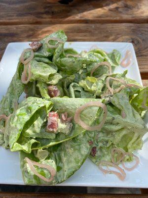 Butter lettuce with green goddess dressing