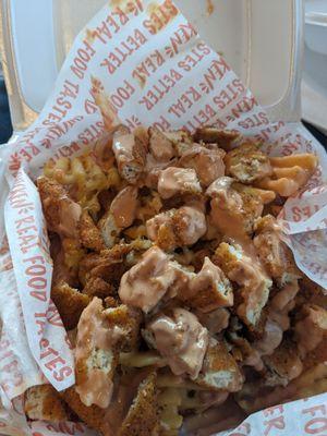 Chicken snd waffle fries