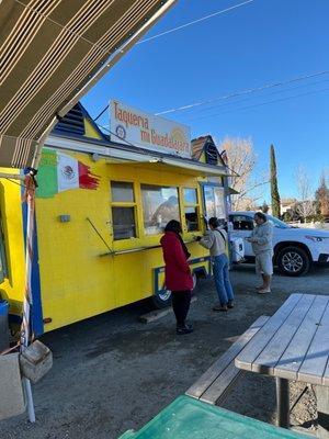 Front of the food truck