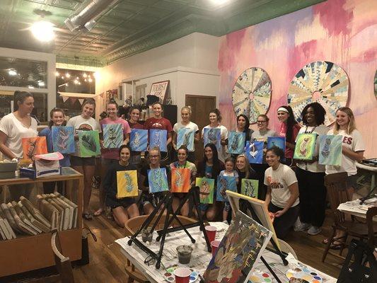 Sip and Paint classes