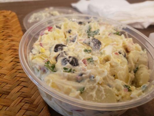 Stacy's potato salad. Don't know who Stacy is but she makes some good stuff.