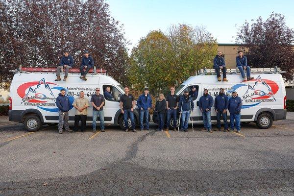 Balance Point Heating, Cooling & Plumbing Team in Fort Collins Colorado.