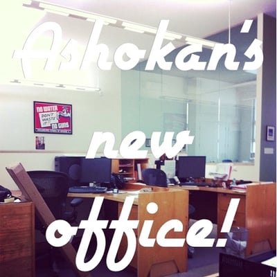 Ashokan's new office on 11th Street