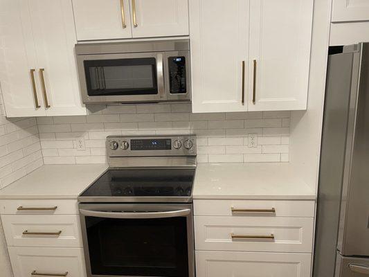 Another after picture of backsplash from different angle