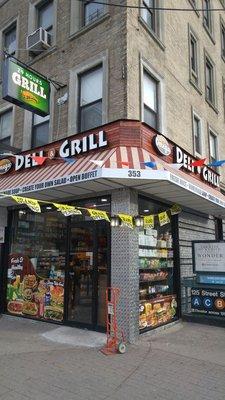 Front of Omega Deli Grill