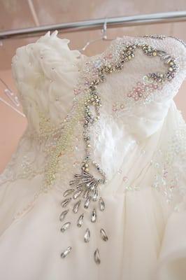 Wedding dress made at Lucia's Sarto