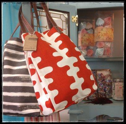 You're sure to make a statement with these totes from Maika!