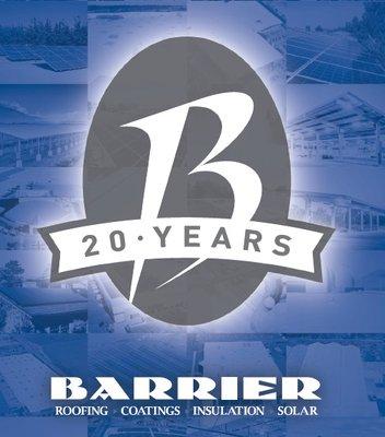 Barrier Commercial Roofing and Solar is celebrating 20 years helping clients go green and save green.