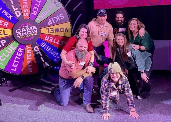 Group photo at Game Show Studio.