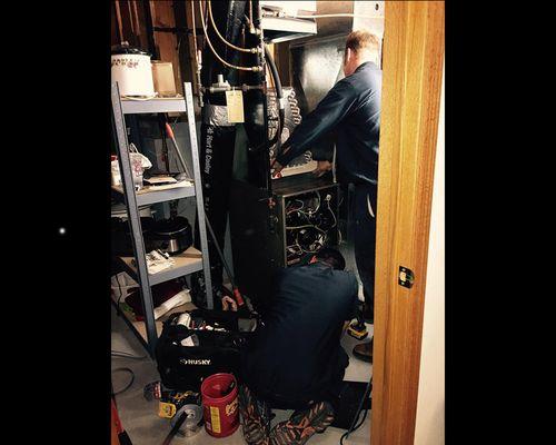 HVAC repair service.