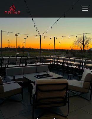 Rooftop patio