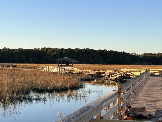 Nature preserve walkway