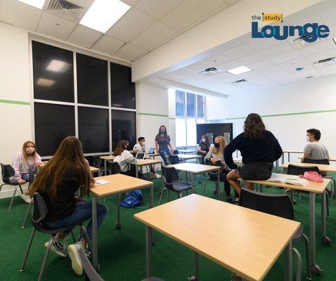 Join your friends at The Study Lounge all day or after school for additional homework support.