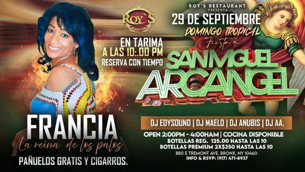 Domingo Tropical Fiesta de San Miguel Arcangel