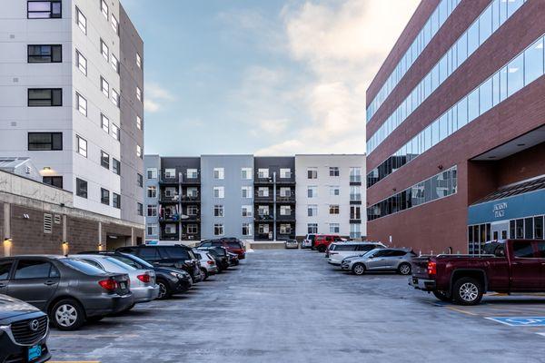 Designated parking area for Gleam patients.