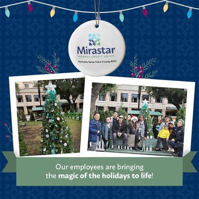 Take a look at moments from our annual Christmas tree lighting event, where Mirastar Federal Credit Union brought the holiday magic to life.