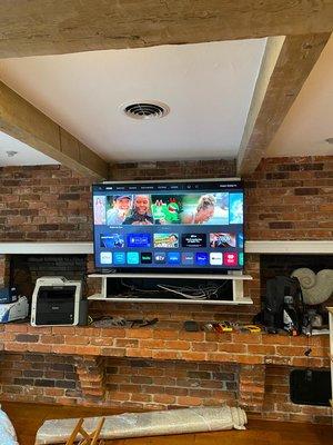 Tv mounting