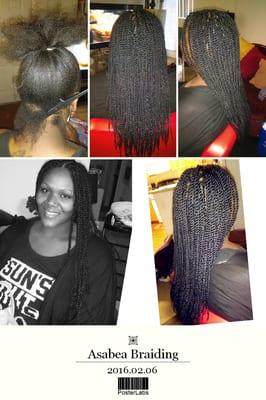 Kinky twists by Asabea