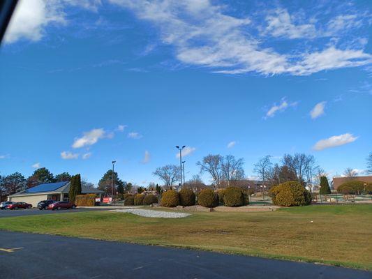 A view of the mini golf course