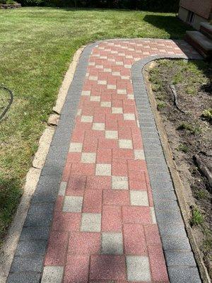 Resand pavers