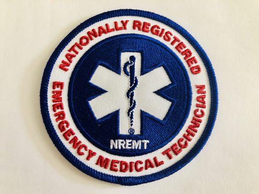 Received my patch after passing my NREMT! Thank you Insitute of healthcare!