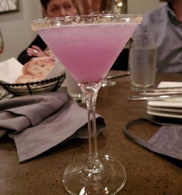 Lavender lemon drop martini