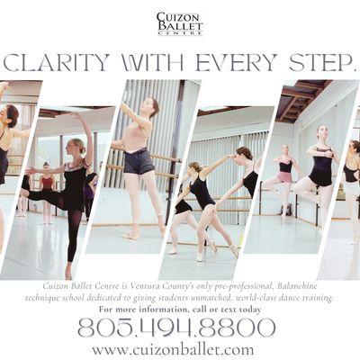 Cuizon Ballet Centre. Clarity with every step.