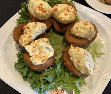 Deep Fried Deviled Eggs