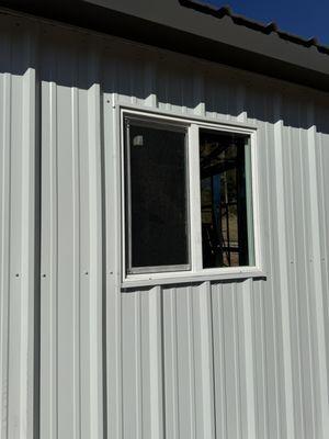 Siding on the Helicopter Hanger