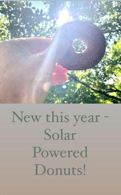 Solar powered donuts