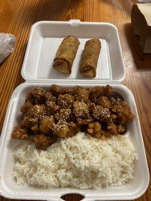 Sesame chicken no veggies