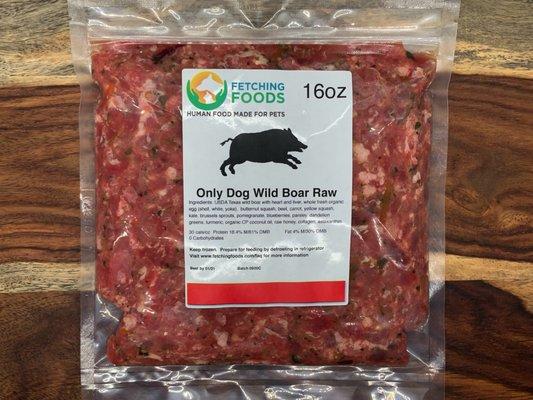 Only Dog Wild Boar -- raw or gently cooked