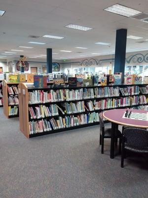 Part of the children's section