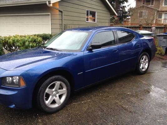 2009 Dodge Charger all Tinted up.