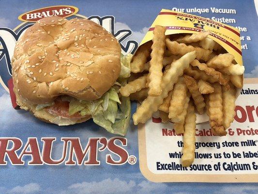 Chicken Sandwich with Medium Fries