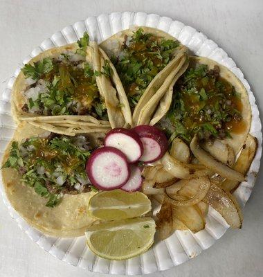 Tacos (asada)